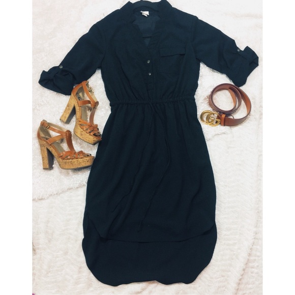 High low shirt dress NWOT - Picture 3 of 3